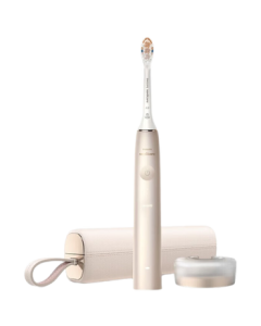 Philips (PHILIPS) Electric Toothbrush - Smart 5 Modes with Intelligent Sensing, Portable Sonic Vibration, Induction Charging for Adults, HX9996/11 Champagne Gold