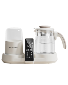 EcoBear Multi-Function 2-in-1 Baby Bottle Sterilizer & Electric Kettle with Keep Warm Feature