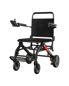 Ainsnbot Electric Wheelchair D01 - Intelligent, Fully Automatic, Lightweight, Foldable Travel Wheelchair for Seniors, Ultra-Portable and Lightweight