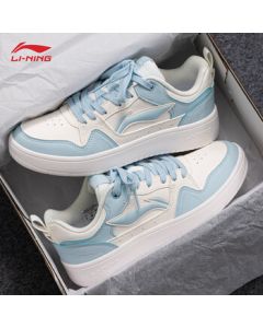 Li Ning Women's Casual Sneakers Xing Chu 2.0 Genuine 2025 New Low-Top Breathable Lightweight Height-Increasing Leisure Shoes