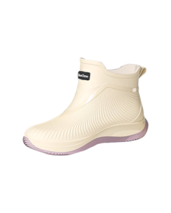 SooGree Women's Low-Cut Rain Boots Anti-Slip Waterproof Shoes Fashionable Rain Boots Outdoor Fishing Delivery Wear-Resistant Rubber Shoes