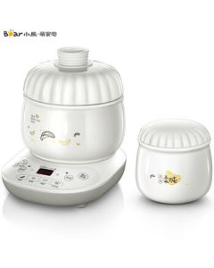 Bear (Bear) Bird's Nest Steamer Special Electric Steamer Pot for Stewing Bird's Nest, Ceramic Household Bird's Nest Machine, Mini 0.6L Soup Health Pot DDZ-B06R1