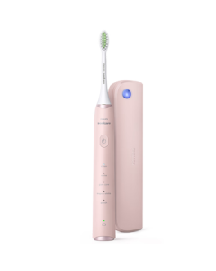 PHILIPS Electric Toothbrush for Adults Couple Set with UV Sanitizing Case HX2481/02 Pink