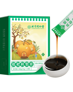Tongrentang Pear Syrup 180g - Snow Pear Honey Loquat Syrup with Lily and Licorice, Gift for Children and Adults, Mid-Autumn Festival Nourishing Supplement