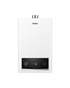 Haier JSQ30-16J(12T) 16L Forced Exhaust Gas Water Heater for Home Use, Instant Heating with Natural Gas, Smart Temperature Control & Variable Capacity, Professional Installation Included