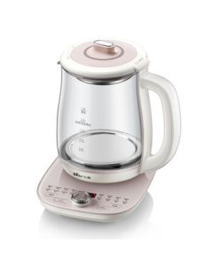 Bear Health Pot, Bird's Nest Steamer, Black Tea & Fruit Tea Brewer, Electric Kettle, 1.8L Glass Teapot YSH-C18S2