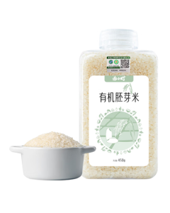 Hexiaoding Wuchang Organic Germ Rice 450g, Baby Complementary Food, Nutritious Porridge Rice, Bottled Grain Rice with Germ Retention Rate ≥90%