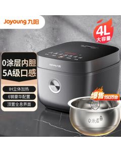 Joyoung Rice Cooker 【Healthy 0 Coating】316L Stainless Steel Inner Pot, Steam & Cook Simultaneously, 24H Smart Delay Timer, 4L Large Capacity Multi-Functional Stew Pot F-40F316L