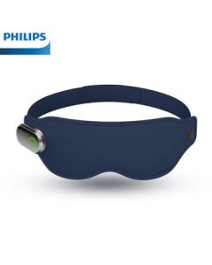 Philips (PHILIPS) Eye Massager with Cloud-Touch Lightweight Foldable Design, 3-in-1 Micro-Vibration & Hot/Cold Compress Eye Care, Adult Eye Massager & Eye Mask PPM3101EDB