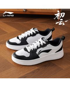 LI-NING Men's Casual Sneakers Chunyun Authentic 2025 New Low-Top Black and White Lightweight Breathable Sports Shoes