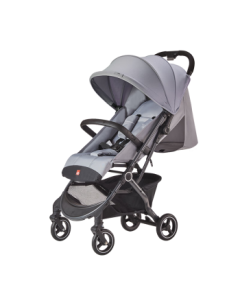 gb (Goodbaby) Little Love Letter D619-B Stroller for 0-3 Years, Lightweight Foldable Baby Pushchair with Sit-to-Lie Function - Mist Gray