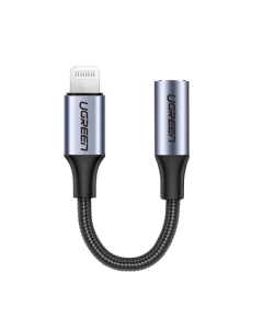 UGREEN Headphone Adapter MFi Certified Audio Converter Lightning to 3.5mm Cable for Apple iPhone 14/13/12/iPad