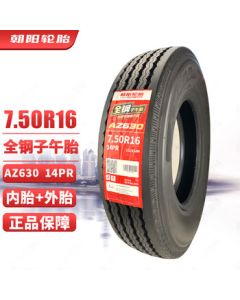 Chaoyang Tire 7.50R16 (Tire + Inner Tube) All-Steel Tire 14-Ply 750-16 AZ630