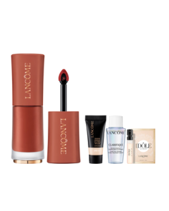 Lancôme 275 Nude Lip Gloss French Nude Tea - Milk Tea Nude Lipstick Cosmetic Gift Set Birthday Present for Girlfriend