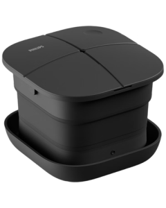 PHILIPS Foot Spa Bath Tub with UV Sterilization, Heating & Temperature Control, Automatic Massage, Constant Temperature, Foldable Foot Soaking Bucket for Parents & Elders as Mid-Autumn Festival or Birthday Gift (Model 5107F)