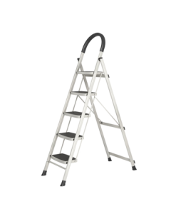 Aopeng Ladder Household Foldable 5-Step Ladder Indoor Climbing Stool Single-Sided A-Frame Ladder with Handrail Engineering Ladder