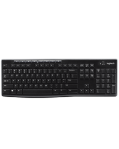 Logitech K270 Keyboard Wireless Keyboard Office Keyboard Unifying Receiver Laptop Keyboard Full-Size Black