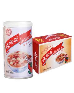 Wahaha Longan & Lotus Seed Eight-Treasure Porridge Gift Box 360g*12 Cans Instant Convenience Porridge Whole Case Gift Box