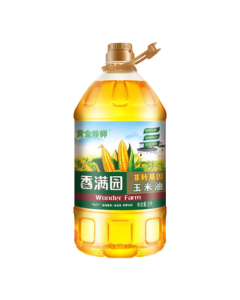 Xiangman Garden Everyday Grain Fragrance with Plant Sterols Non-GMO Pressed Corn Oil 5L Produced by Jinlongyu