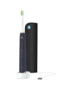 PHILIPS Electric Toothbrush for Adults, Rechargeable Sonic Vibration Toothbrush with Multiple Smart Cleaning Modes, Whitening & Antibacterial with UV Sanitizing Travel Case, HX2461/06 Deep Sea Blue