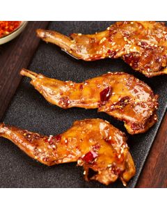 Xiao Sanpo Spicy Braised Rabbit Legs (2 Pieces, 150g) - Chengdu, Sichuan Specialty Cold Rabbit Meat Snack, Direct from Source with Free Shipping