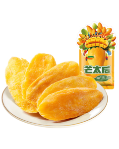Laiyifen Empress Mango Golden Mango Dried Fruit 108g - Mango Slices, Dried Fruit, Preserved Fruit Snacks