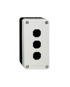 Schneider Electric IP65 Empty Push Button Box (Fits 3 Metal Buttons) XALB03C