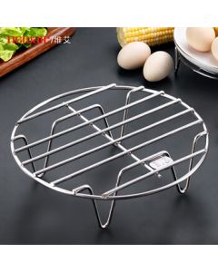 Newair 316 Stainless Steel Steaming Rack for Home Use, Wok Steamer Stand, High-Legged Steaming Grid, Water-Separating Steaming Pad, Pressure Cooker Steaming Plate