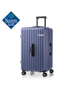 Samsonite 4-Wheel Spinner Luggage 26 Inch Navy Blue Zipper