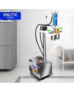 Enlitic Commercial Hydraulic Noodle Press Machine, Fully Automatic Lanzhou Noodle Machine, Electric Noodle Maker, Pasta Machine, Vertical Dual-Cylinder HLJ-L2