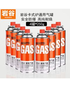 Iwatani Portable Butane Gas Canister for Outdoor Camping Stove