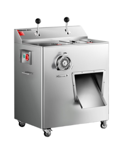 Demashi Commercial Meat Grinder, Fully Automatic Multi-functional Meat Slicer, Large Capacity Meat Shredder for Canteens, Commercial Meat Grinding and Slicing Machine JQJ-1852L-L1 [Shipped from Jing Warehouse]