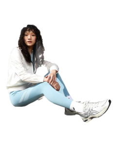 ASICS Women's Cushioned and Durable Running Shoes GEL-FLUX CN Light Gray/White 38