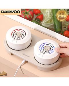 Daewoo (DAEWOO) Household Food Cleaning Dual-Chamber Fruit and Vegetable Washer, Wireless Charging Compact and Portable, Detachable Design, Wall-Mounted or Desktop Use [Corporate Procurement] / DY-JH01 (Upgraded Version)