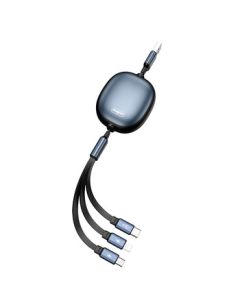engue Triple Retractable Charging Cable EG-919 Black