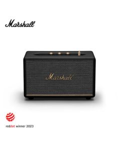 MARSHALL ACTON III 3rd Generation Wireless Bluetooth Speaker for Home with Heavy Bass, Rock Music Gift, Black