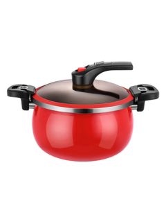 DESLON Enamel Micro-Pressure Nutrition Pot DFS-T833A-RD Red 26cm 6.5L
