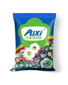 Aixi Mixed Flavor Mints 2280g/Bag - Fresh Breath, Sugar-Free Snacks for Reception, Leisure, and Cravings