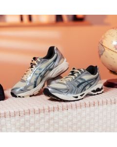 ASICS Unisex Casual Shoes GEL-KAYANO 14 Fashion Cushioned Comfort Sneakers White/Grey 41.5