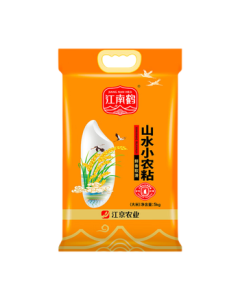 Jiangjing Jiangnan Crane Mountain Small Farmer's Sticky Rice 5kg (10lbs) Southern Indica Rice Long Grain