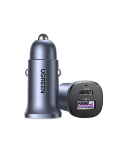 UGREEN [Best Seller] Car Charger Cigarette Lighter Super Fast Charger Adapter Dual Port PD30W for iPhone 17 Huawei Xiaomi Cars