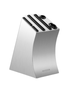 Maxcook Stainless Steel Knife Holder Stand - Large Kitchen Storage Shelf with 6 Knife Slots - Oversized Model MCD7019