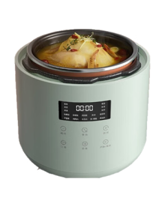 Bear Electric Pressure Cooker, 2.5L Small Multi-functional Smart Cooking Pot for Rice, Stew, Soup, with Manual Pressure Release, YLB-A25F1