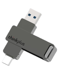 Lenovo ThinkPlus Solid-State USB Drive 1TB Dual-Port for Mobile & PC USB3.2 High-Speed Type-C Metal Flash Drive MU110Pro Series