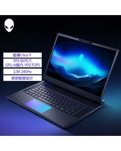 Alienware Gaming Laptop AREA-51 16-inch, Intel Core Ultra9, RTX5070Ti, 32GB RAM, 1TB SSD, 2.5K 240Hz DCI-P3 1973QT (Includes Bag, Mouse & Pad)