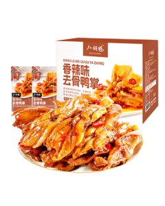 Xiao Hu Ya Spicy Boneless Duck Feet 248g - Deboned Duck Claws, Snack, Marinated Duck Meat, Ready-to-Eat Delicacy, Gift Box