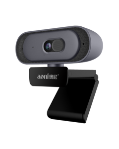 Aoni Computer Webcam 2K Ultra HD with Auto Focus, Built-in Mic, External Camera for Desktop & Laptop, Plug & Play A50 for Home Online Classes, Video Conferencing, Live Streaming