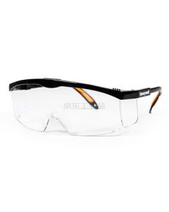 Honeywell Safety Goggles S200A Asian Fit, Impact Resistant, Black Frame, Clear Lens, Anti-Fog & Scratch Resistant, 100110, 1 Pair