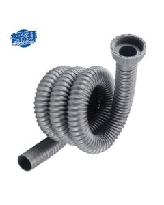 Pupai Washing Machine Extension Pipe Kitchen Drain Pipe Universal Drainage Pipe Accessory for Sink Dishwasher Drain Pipe Connector 45mm Diameter 80cm Length