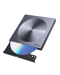 UGREEN 8X Speed Type-C/USB External Optical Drive Portable DVD/CD Burner and Reader for Laptops High-Speed DVD/CD Player 80130